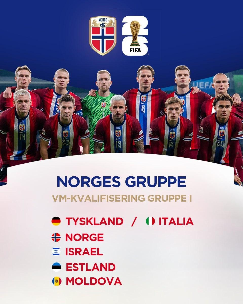 欧预赛挪威战胜摩尔多瓦，保持不败记录